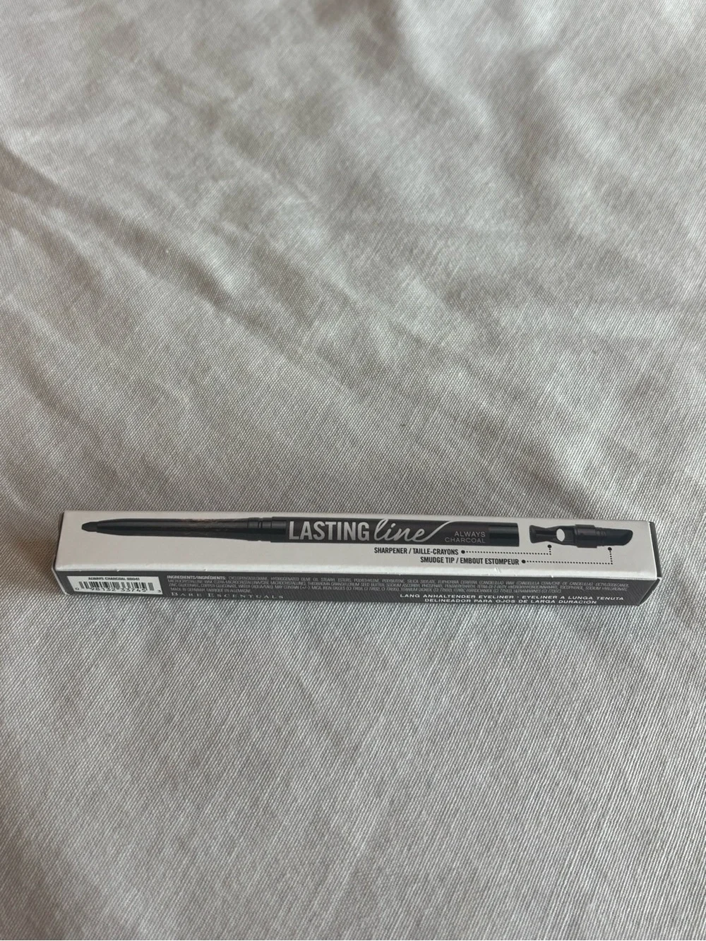 bareMinerals Lasting Line Eyeliner Always Charcoal Long-Wearing New